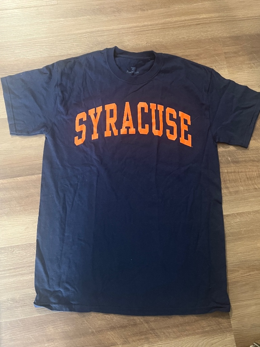 Syracuse University Navy T Shirt W Orange Arch Size M Fanatics New